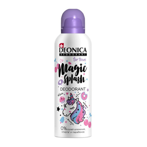 Deonica Дезодорант-спрей для девочек 8+ "Magic Splash" For teens
