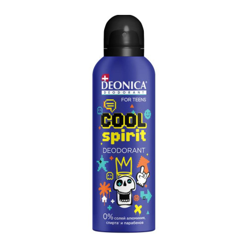 Deonica Дезодорант-спрей для парней 8+ "Cool Spirit" For teens