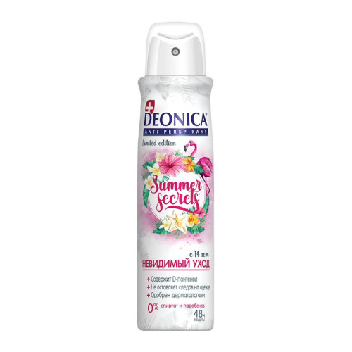 Deonica Дезодорант-антиперспирант спрей для девочек 14+ "Summer Secrets" For women