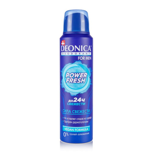 Deonica Дезодорант-антиперспирант спрей "Power Fresh" For men