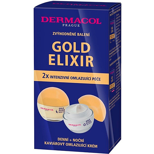 Dermacol Набор по уходу за лицом Rejuvenating Caviar Gold Elixir