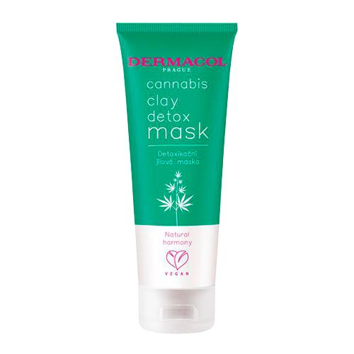 Dermacol Маска для лица глиняная очищающая с маслом конопли Clay Detox Mask Cannabis