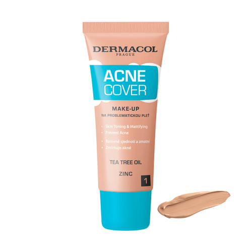 Dermacol Make-Up Тональный крем для проблемной кожи с маслом Чайного дерева Acnecover №2