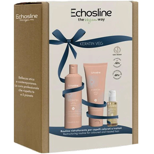 Echosline Набор для волос с кератином Vegan