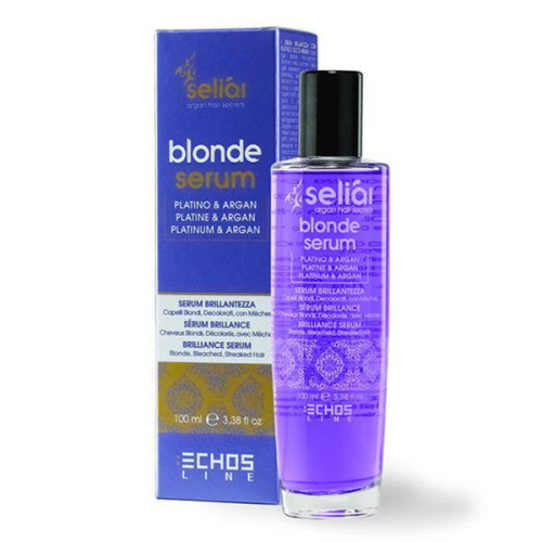 Echosline Аргановая сыворотка для осветленных волос с платиной Seliar Blond