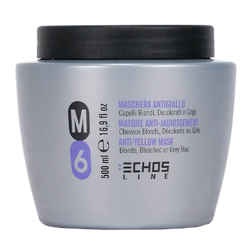 Echosline Маска против желтизны для осветленных и седых волос M6