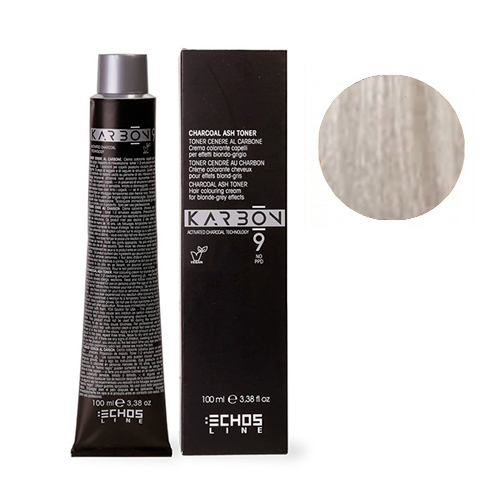 Echosline Крем-краска с активированным углем Karbon 9 Charcoal Toner Pearl (перламутр)