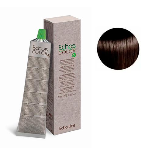 Echosline Крем-краска Color Vegan 5.11 світло-каштановий естра холодний попелястий