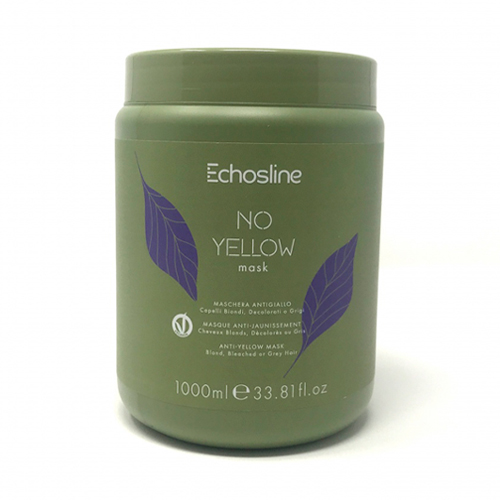 Echosline Маска для светлых волос против желтизны No Yellow Vegan 1000 мл