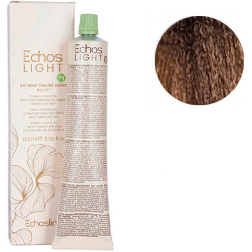 Echosline Echos Light Vegan Крем-краска тонирующая без аммиака Ebony (темний блонд ебеновий)