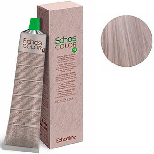 Echosline Крем-краска Color Vegan 9.12 дуже світлий блондин холодний ірисовий
