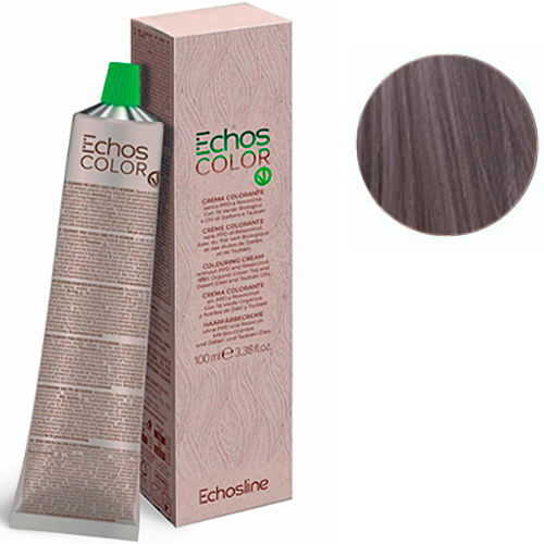 Echosline Крем-краска Color Vegan 6.12 темний блондин холодний ірисовий