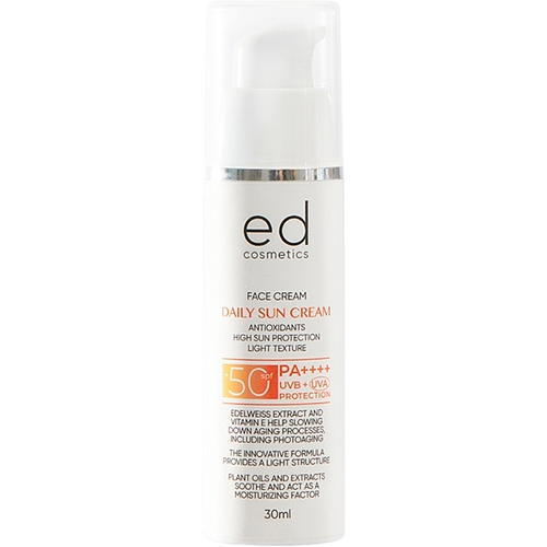Ed Cosmetics Солнцезащитный крем для лица SPF 50