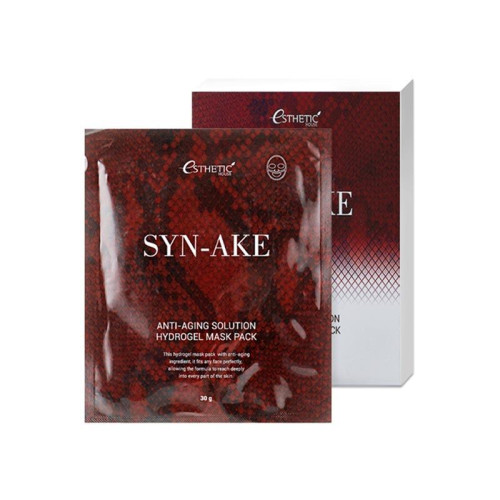 Esthetic House Набор гидрогелевых масок для лица со змеиным пептидом Syn-Ake