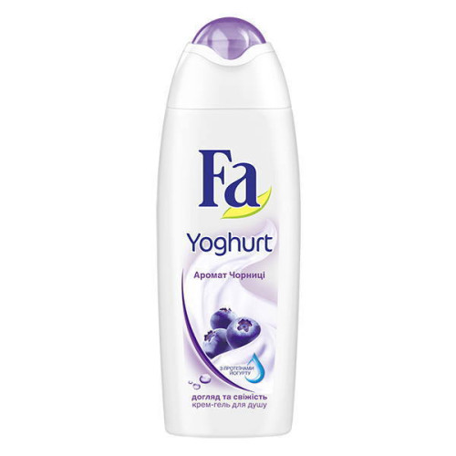 Fa Крем-гель для душа с протеинами йогурта "Черника" Yoghurt