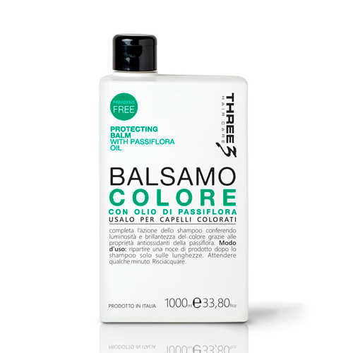 FAIPA Roma Бальзам для окрашенных волос с маслом пассифлоры Three Color 1000 мл