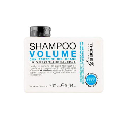 FAIPA Roma Шампунь для объема тонких волос с протеинами Three Hair Care 300 мл