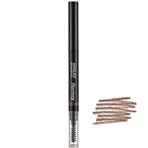 Flormar Автоматический карандаш для бровей со щеточкой Angled Brow Pencil Beige