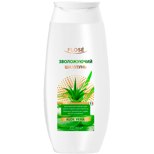 Flose Увлажняющий шампунь для сухих и очень сухих волос Aloe Vera 400 мл