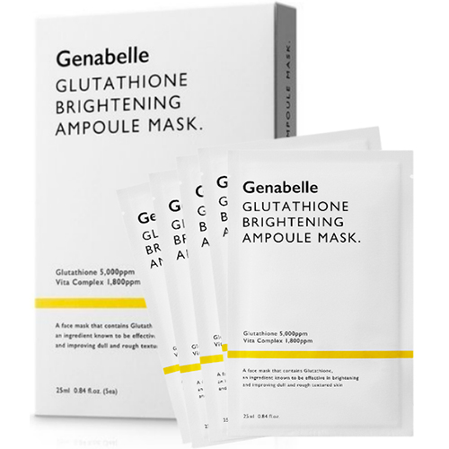 Genabelle Тканевая маска для лица с глутатионом 5 шт