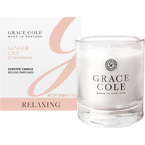 Grace Cole Ароматическая свеча Ginger Lily & Mandarin