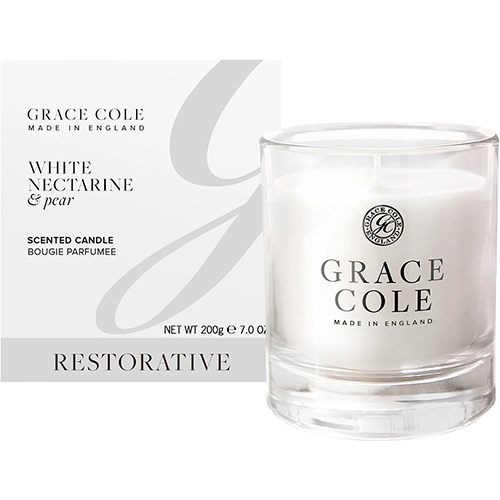 Grace Cole Ароматическая свеча White Nectarine & Pear