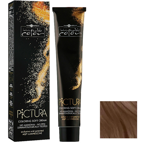 Hair Company Крем-краска Inimitable Pictura 6/13 темний блондин льодяний