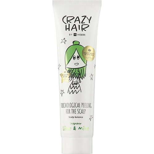 HiSkin Трихологический пилинг для кожи головы "Лайм и мята" Crazy Hair