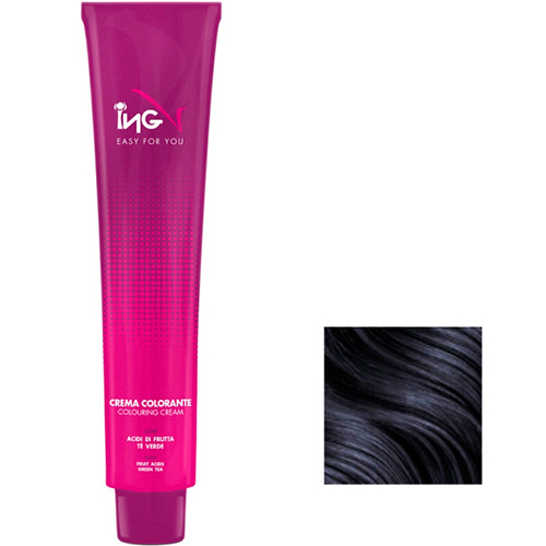 Ing Professional Профессиональная крем-краска с фруктовыми кислотами ColourIng Cream №1.10 синьо-чорний