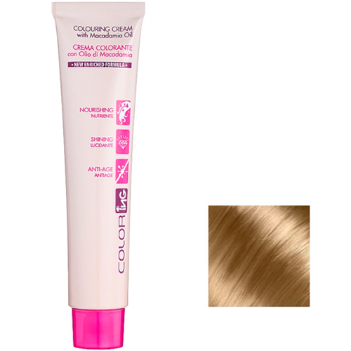 Ing Professional Крем-краска для волос с маслом макадамии ColorIng Cream With Macadamia Oil №9 екстра світлий блондин