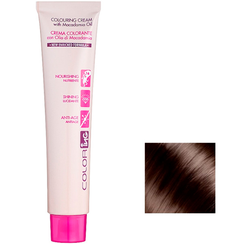 Ing Professional Крем-краска для волос с маслом макадамии ColorIng Cream With Macadamia Oil №7.32 русявий бежевий
