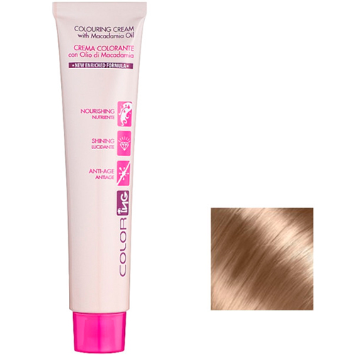 Ing Professional Крем-краска для волос с маслом макадамии ColorIng Cream With Macadamia Oil №10.32 платиновий блондин бежевий