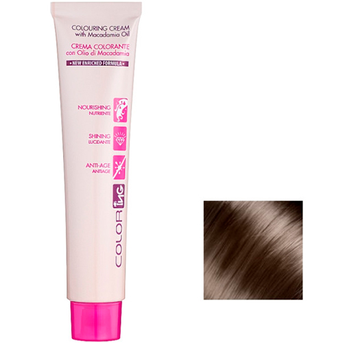 Ing Professional Крем-краска для волос с маслом макадамии ColorIng Cream With Macadamia Oil №8.1 світлий блондин попелястий