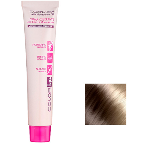 Ing Professional Крем-краска для волос с маслом макадамии ColorIng Cream With Macadamia Oil №8.11 світлий блондин попелястий інтенсивний