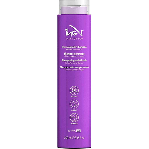 Ing Professional Шампунь для непослушных и кучерявых волос Frizz Controller Shampoo