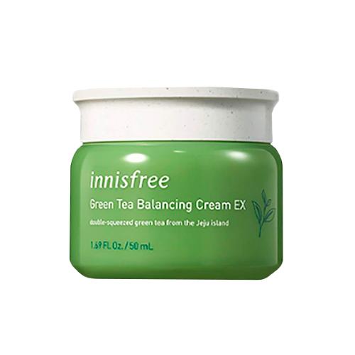 Innisfree Увлажняющий крем для комбинированной и нормальной кожи лица с экстрактом зеленого чая