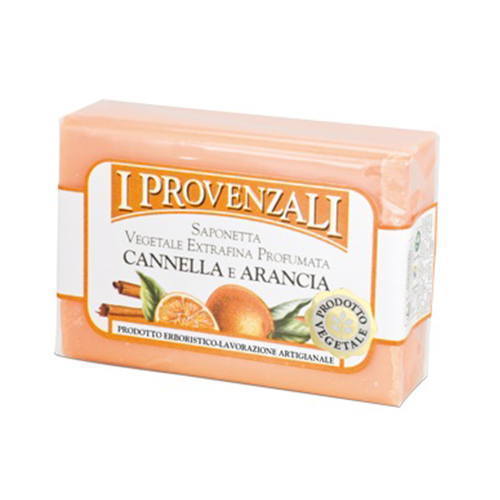 I Provenzali Твёрдое растительное мыло "Корица и апельсин" Vegetale