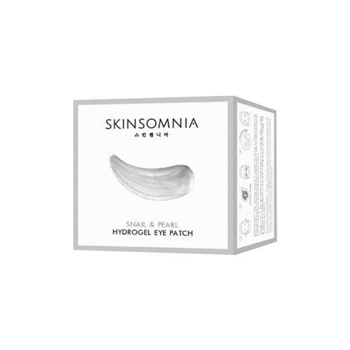 Jkosmec Гидрогелевые патчи для глаз с экстрактами улитки и жемчуга Skinsomnia