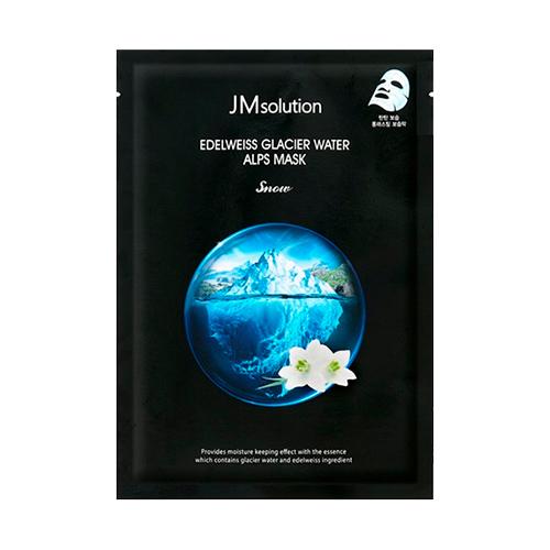 JMsolution Тканевая маска для лица с экстрактом эдельвейса и ледниковыми водами Альп