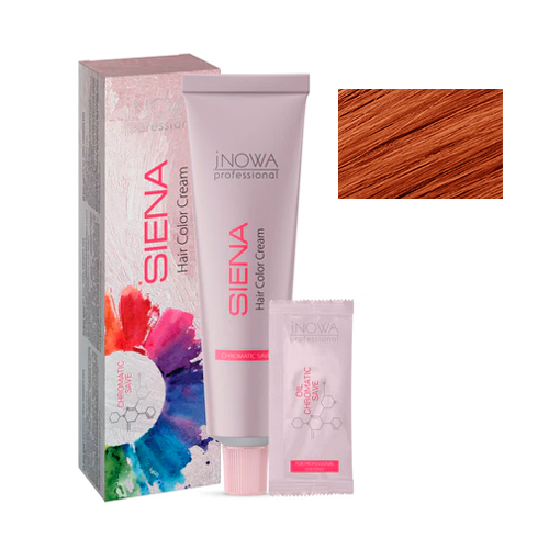 Jnowa Professional Крем-краска для волос Siena Chromatic Save 7/34