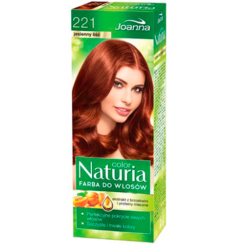 Joanna Стойкая краска для волос Naturia Color №221 осінній лист