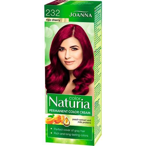 Joanna Стойкая краска для волос Naturia Color №232 стигла вишня