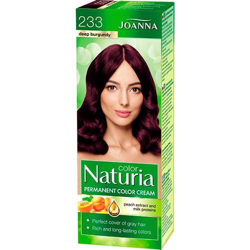 Joanna Стойкая краска для волос Naturia Color №233 блакитний бургунд
