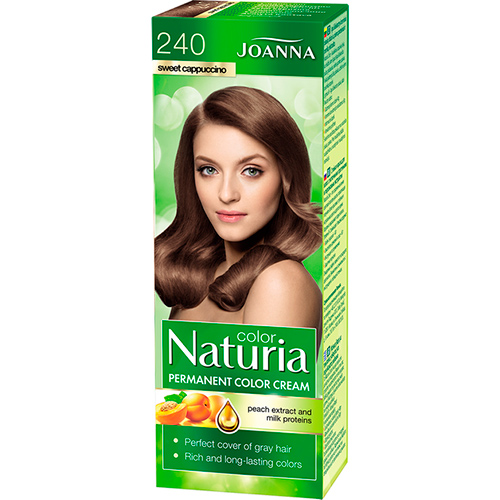 Joanna Стойкая краска для волос Naturia Color №240 солодке капучино
