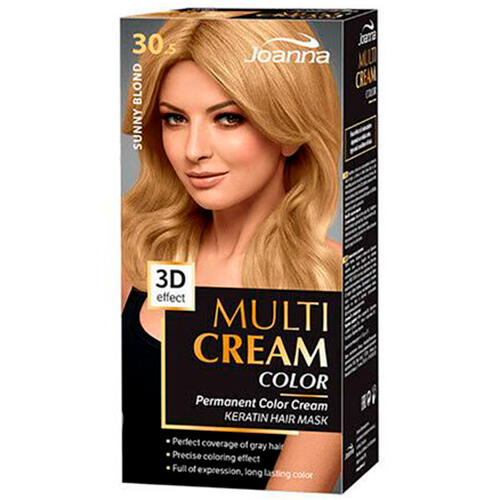 Joanna Краска для волос Multi Cream Color №30.5 сонячний блонд