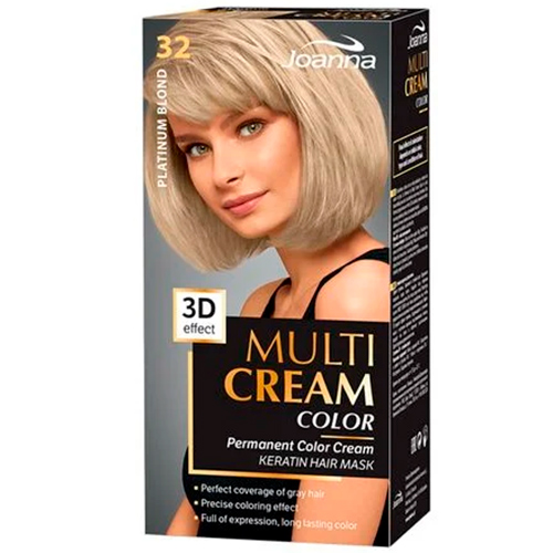 Joanna Краска для волос Multi Cream Color №32 платиновий блонд
