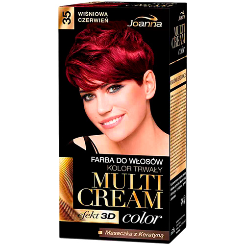 Joanna Краска для волос Multi Cream Color №35 червона вишня