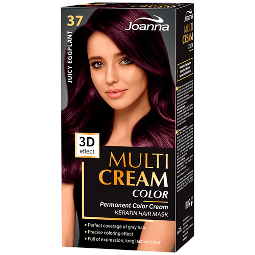Joanna Краска для волос Multi Cream Color №37 соковитий баклажан