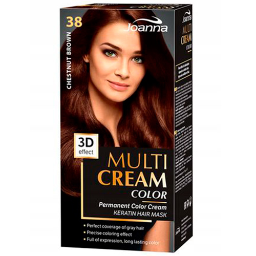 Joanna Краска для волос Multi Cream Color №38 каштановий