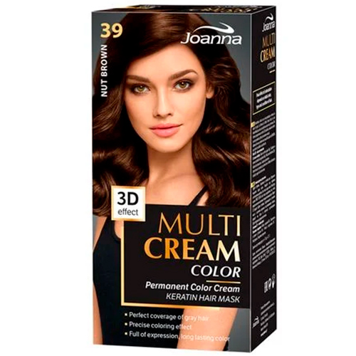 Joanna Краска для волос Multi Cream Color №39 коричневий горіх